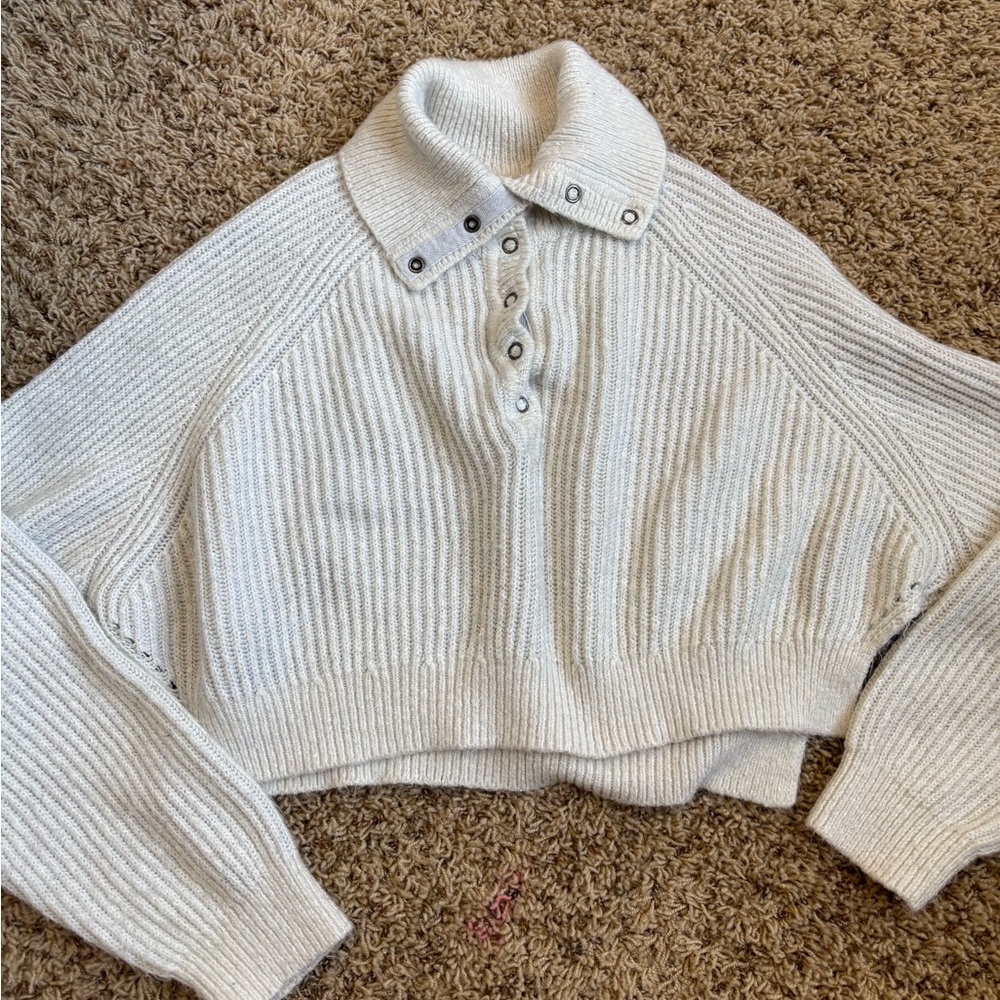 Cozy Cream Ribbed Sweater
